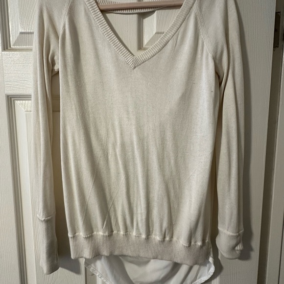 lululemon athletica Tops - Sincerely Yours‎ Sweater lululemon White Small